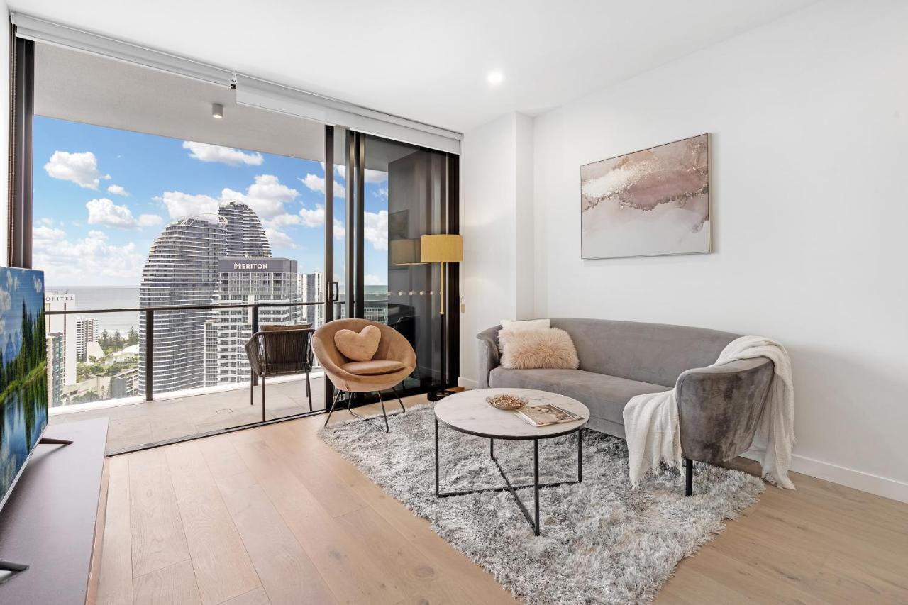 Lamour Ocean View Apartment I In Casino Broadbeach - Free Parking-195Cm Гоулд Коуст Екстериор снимка